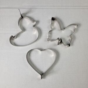 Stainless Steel Butterfly Heart Duck‎ Pancake Egg Cookie Pastry Mold Set